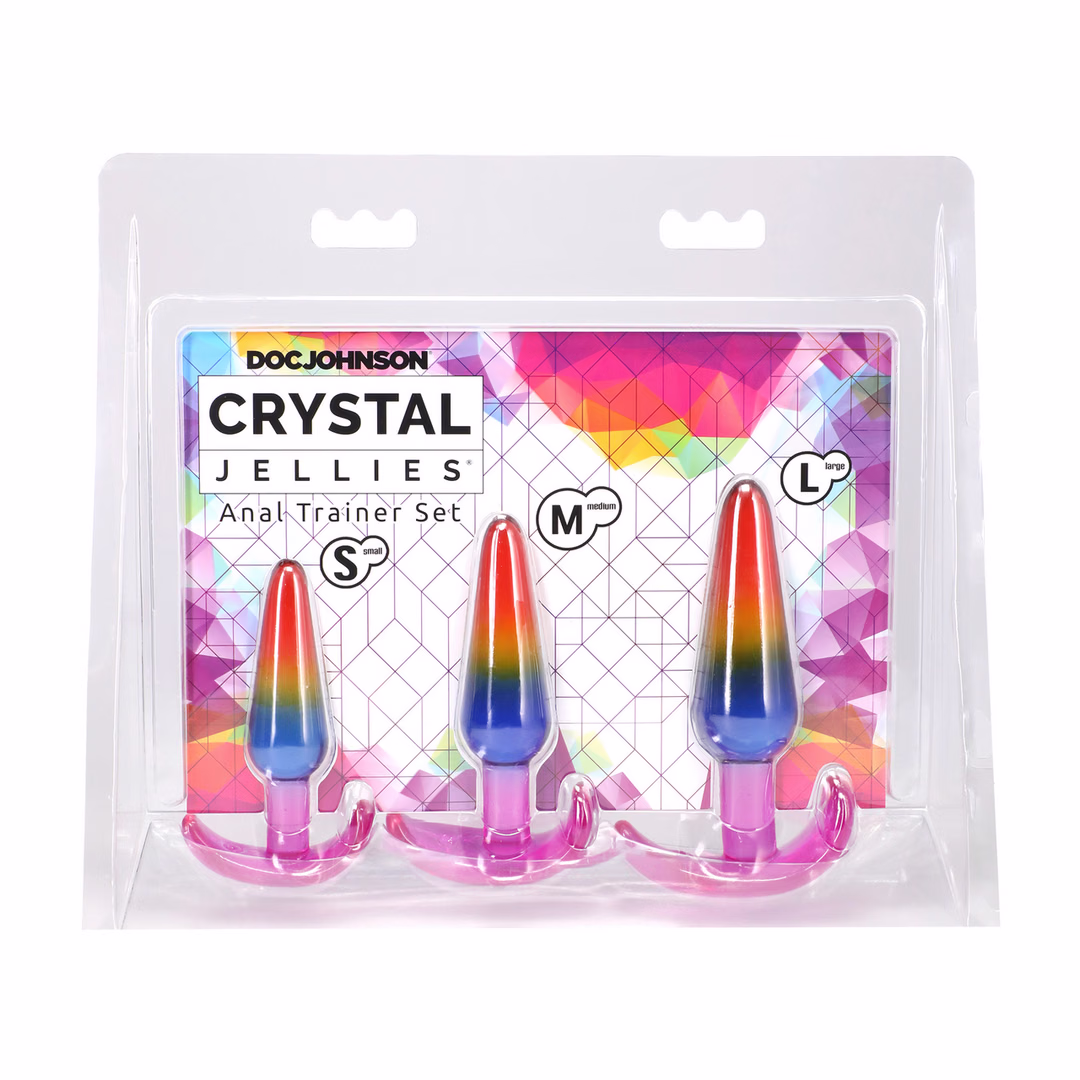 Anal Trainer Set - S/M/L - Rainbow - 2