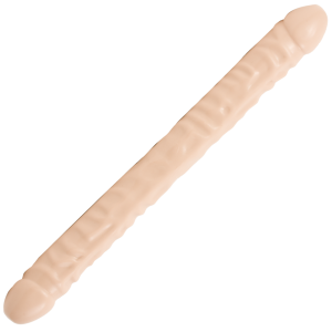 Veined Double Header - Dildo with Double Ends - 18 / 45 cm