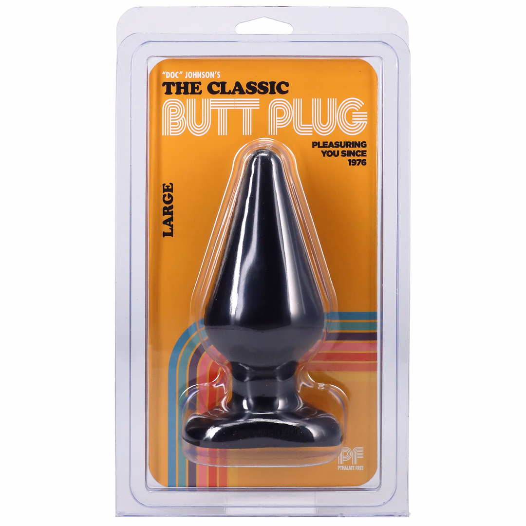 The Classic - Butt Plug - Large - Black - 2