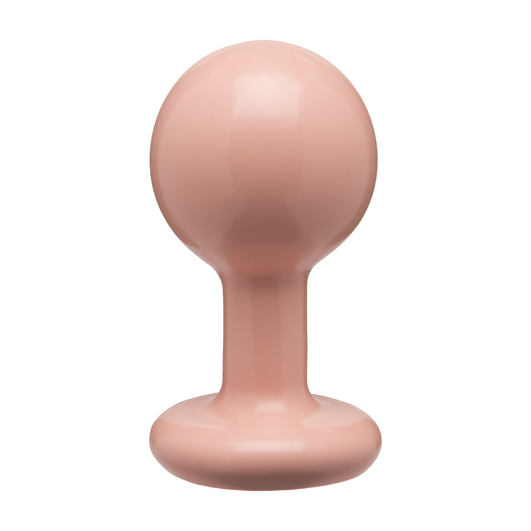 The Classic - Round Butt Plug - 3 Piece Set - Cream - Image 5
