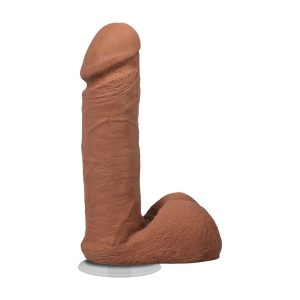 Realistic Cock with Balls - Removable Vac-U-Lock Suction Cup - ULTRASKYN - 6 / 16,5 cm - Caramel
