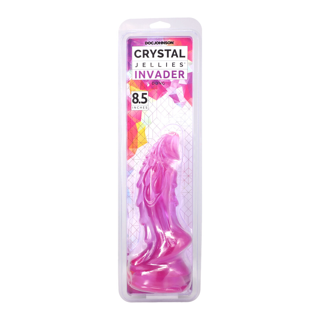 Invader - Fantasy Dildo - 8.5 / 21,6 cm - Purple - Image 2