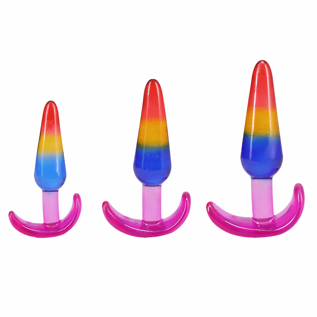 Anal Trainer Set - S/M/L - Rainbow