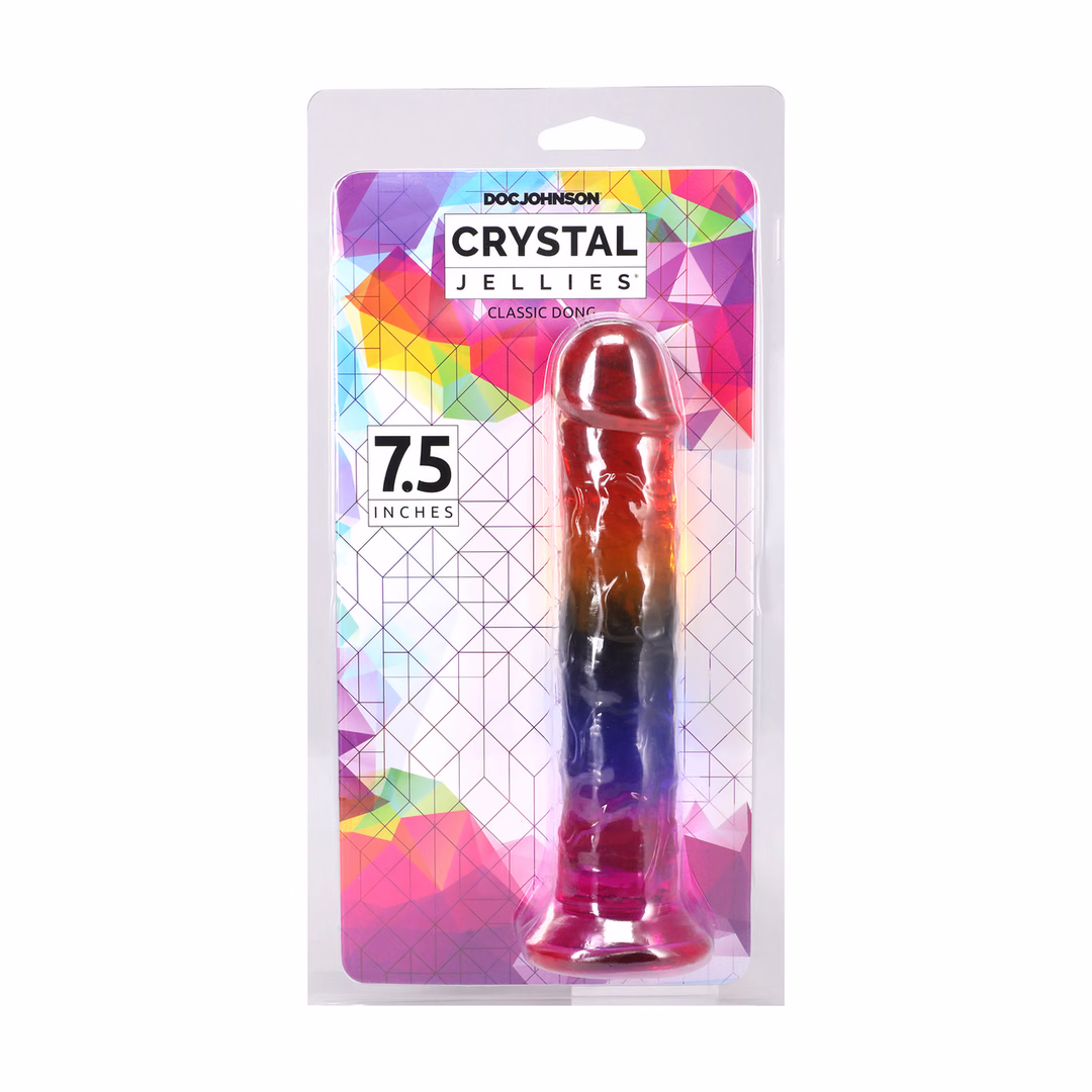 Classic Dong - 7.5 / 19,7 cm - Rainbow - 2