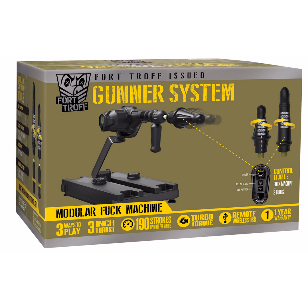 Gunner System - 3-in-1 Modular Fuck Machine - 3