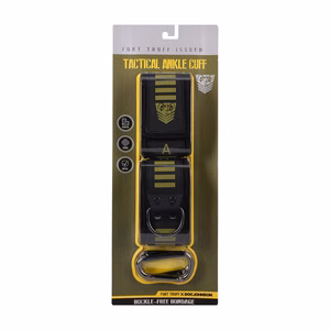 Tactical Ankle Cuffs - Black/Green - 2