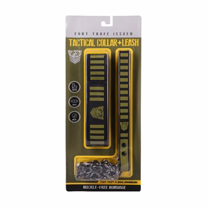Tactical Collar and Leash - Black/Green - 2