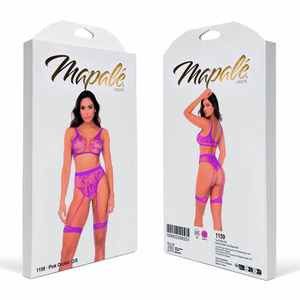 Floral Fishnet Two Piece Set – One Size – Pink Orchid – 2 Floral Fishnet Two Piece Set - One Size - Pink Orchid - 2
