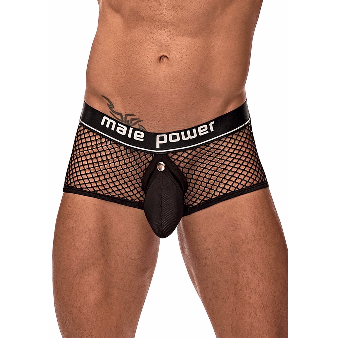 Mini Cock Ring Short - M - Black - 3