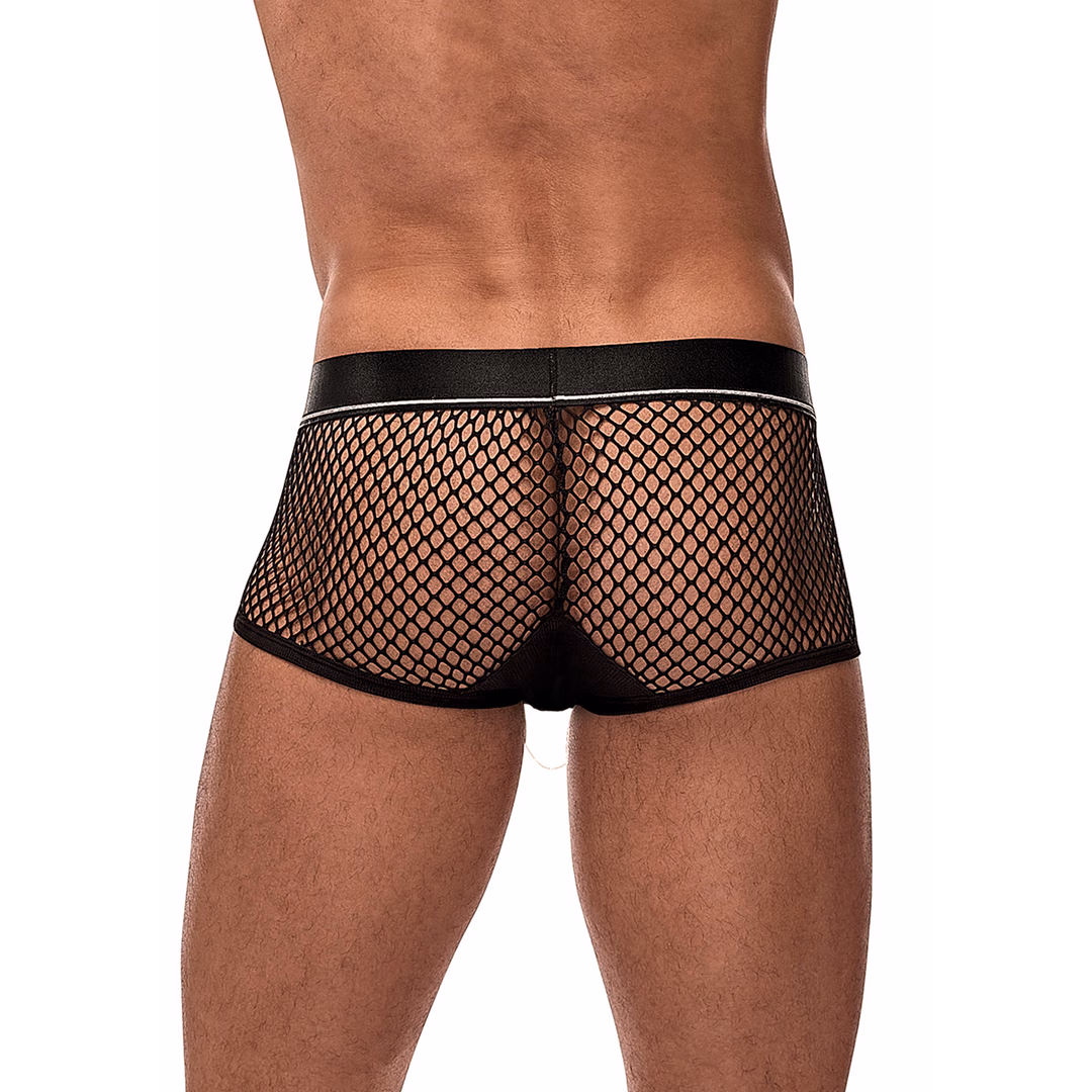 Mini Cock Ring Short - M - Black - 4
