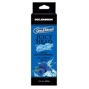Juicy Head - Dry Mouth Spray - Sour Blue Raspberry - 2 fl oz / 59 ml - 2