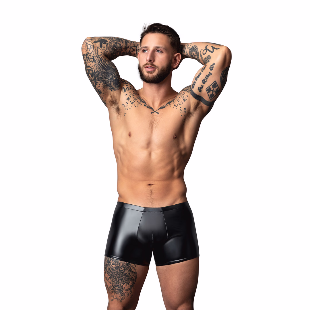 Wetlook Pouch Short - XL - Black