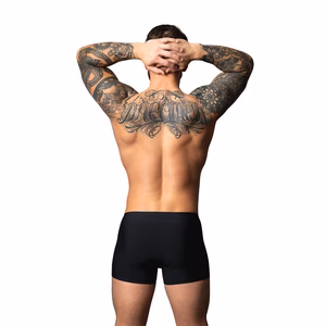 Pouch Short - L - Black/Red - 2