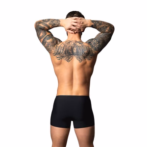 Pouch Short - S - Black/Red - 2