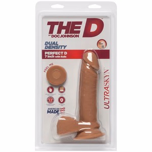 Perfect D - Realistic ULTRASKYN Dildo with Balls - 7 / 18 cm - 2