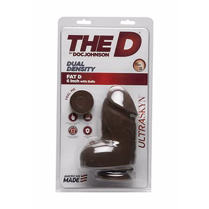 Fat D - Realistic ULTRASKYN Dildo with Balls - 6 / 15 cm - 2