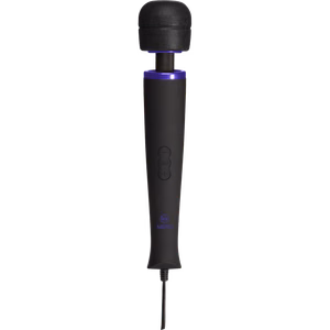 Power Wand - Ultra-Powerful Silicone Wand Massager - Black