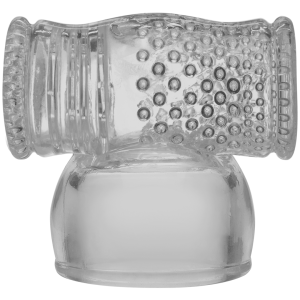 Cock Stroker - Wand Attachment - Clear
