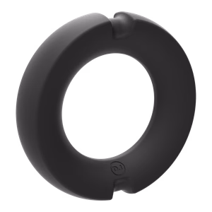 The Paradox - Silicone/Metal Cock Ring - 35mm - Black