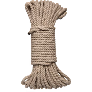 Bind and Tie - 6mm Hemp Bondage Rope - 50 ft - Natural