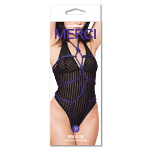 Bind and Tie - 6 mm Hemp Bondage Rope - 30 ft - Violet - 2