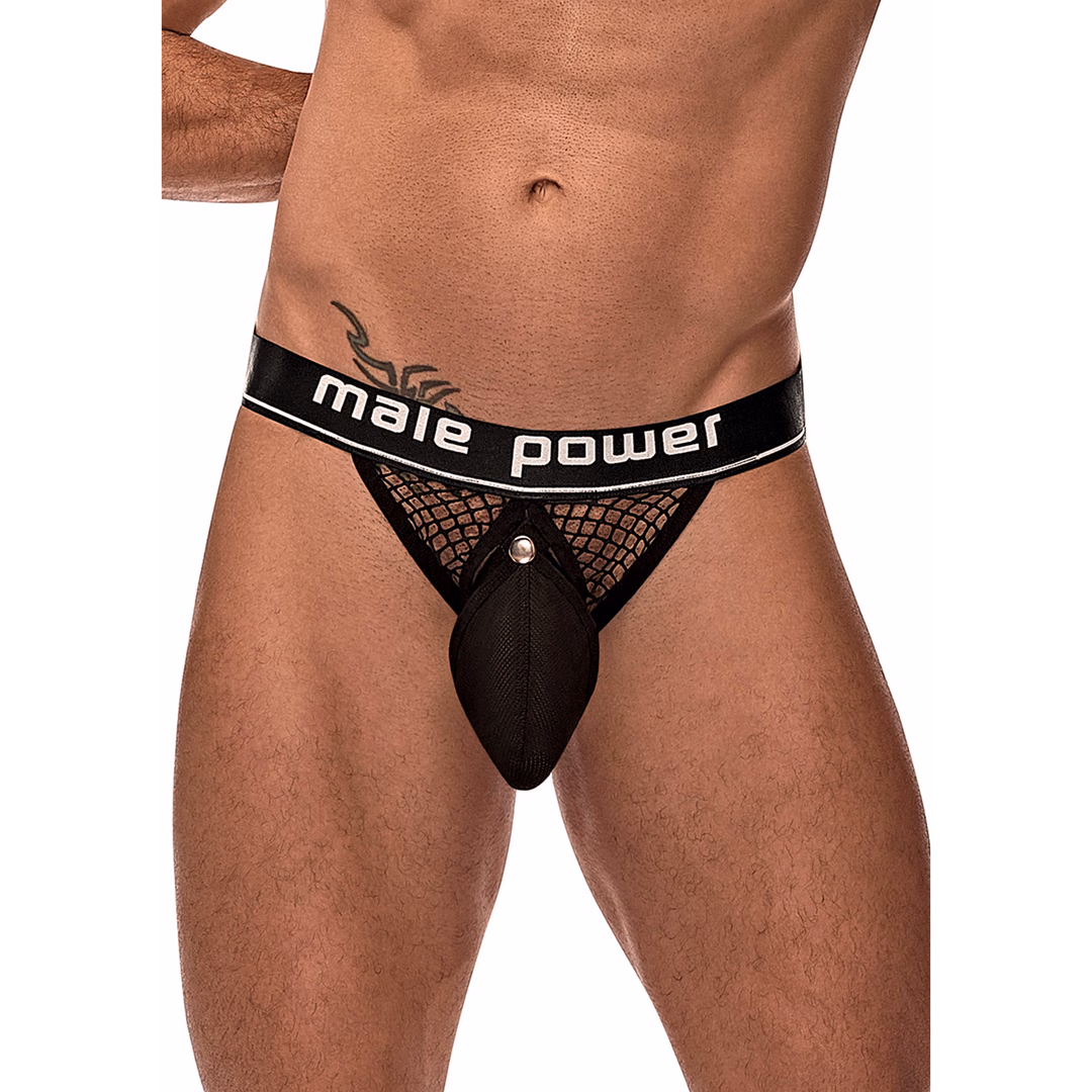 Cock Ring Jock - L/XL - Black