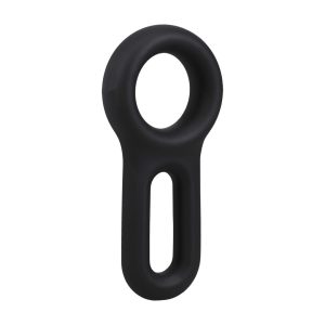 The Keyhole - Silicone Cockring - Black