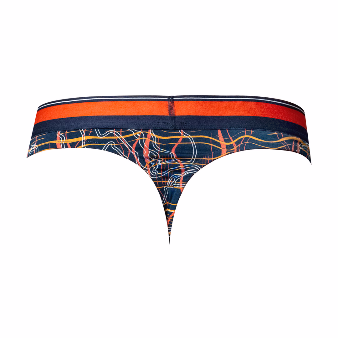 Thong - L/XL - Navy Marble - 4