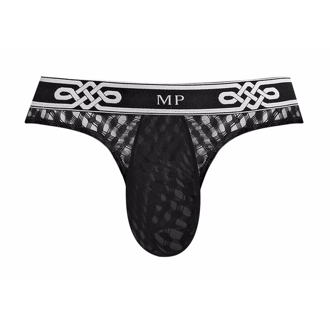 Lo Rise Thong - S/M - Black - 5