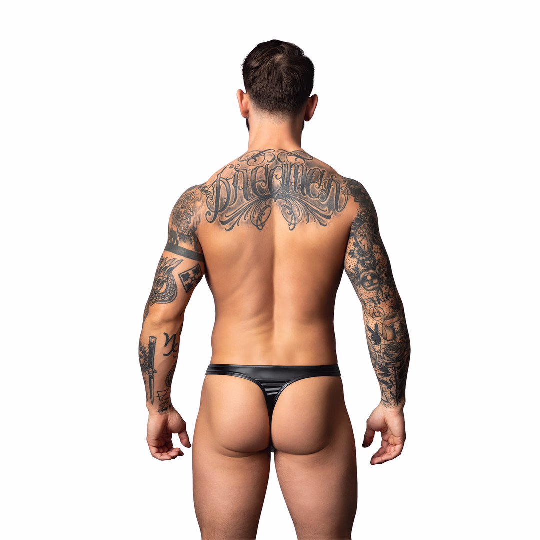 Wetlook Bong Thong - S/M - Black - 2