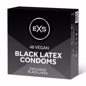 EXS Black Latex - Condoms - 48 Pieces