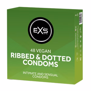 EXS Ribbed and Dotted - Condoms - 48 Pieces