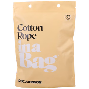 Cotton Rope - 32 ft - Black - 2