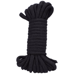 Cotton Rope - 32 ft - Black