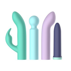 Primo - 4 in 1 Started Set Vibrator - Multicolor
