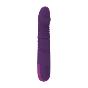 Lancelot - Thrusting and Rotating Beads Vibrator - Purple