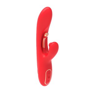The Ace Rabbit - Triple Stim Rabbit Vibrator - Red