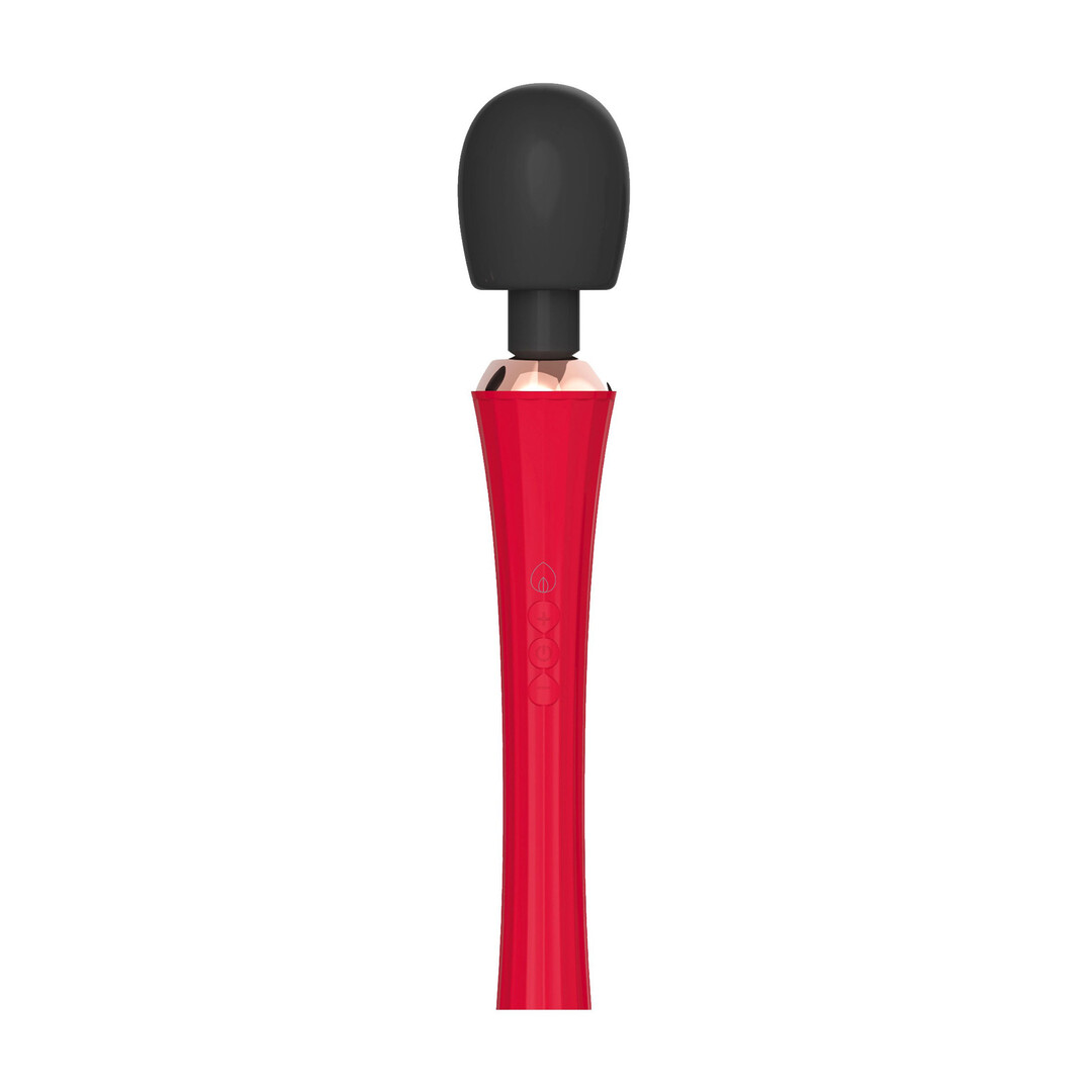 The King - Powerfull Wand Vibrator - Red/Black - Image 4