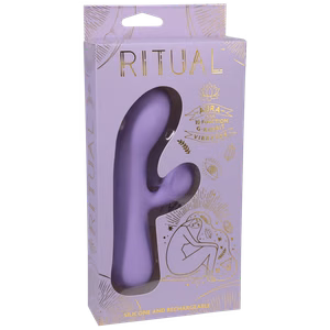 Aura - Rechargeable Silicone Rabbit Vibe - Lilac - 2