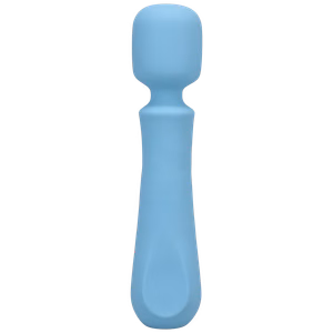 Euphoria - Rechargeable Silicone Wand Vibe - Blue