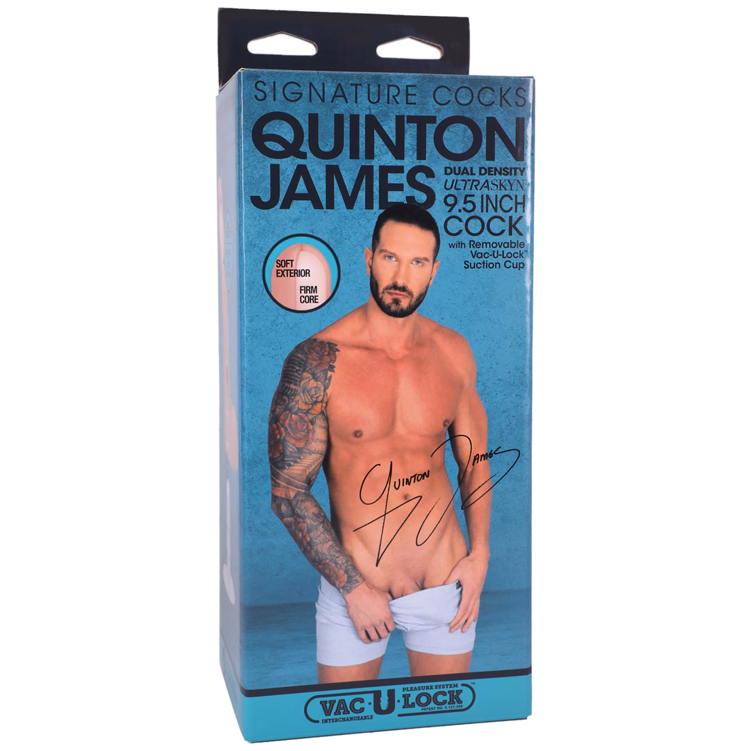 Quinton James - Realistic ULTRASKYN Dildo - 9.5 / 24 cm - 2