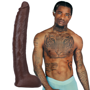 Damion Dayski - Realistic ULTRASKYN Dildo - 12 / 30 cm - Chocolate