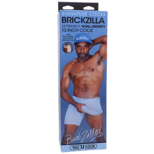 Brickzilla - Realistic ULTRASKYN Dildo - 13 / 33 cm - Chocolate - 2