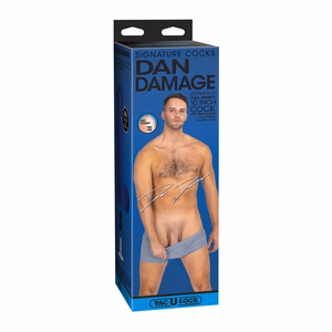 Dan Damage - Realistic ULTRASKYN Dildo - 10 / 25 cm - Vanilla - 2