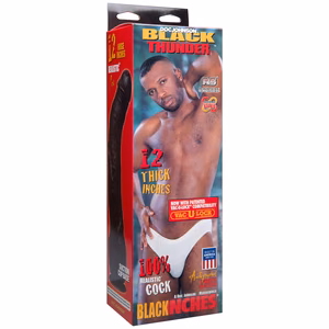 Black Thunder - Realistic Dildo - 12 / 30 cm - 2
