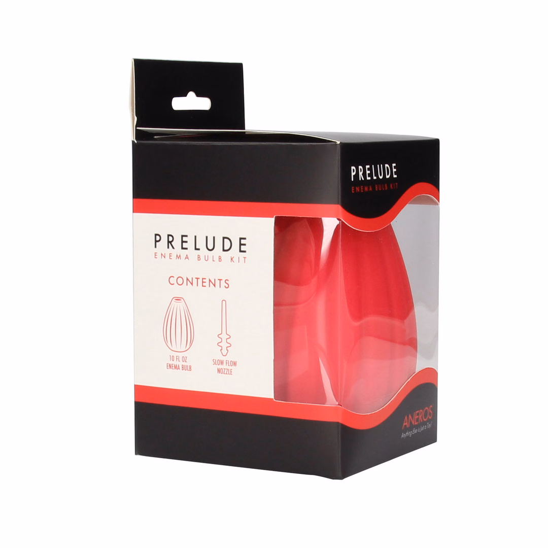 Prelude Enema Bulb Kit - Red - 2