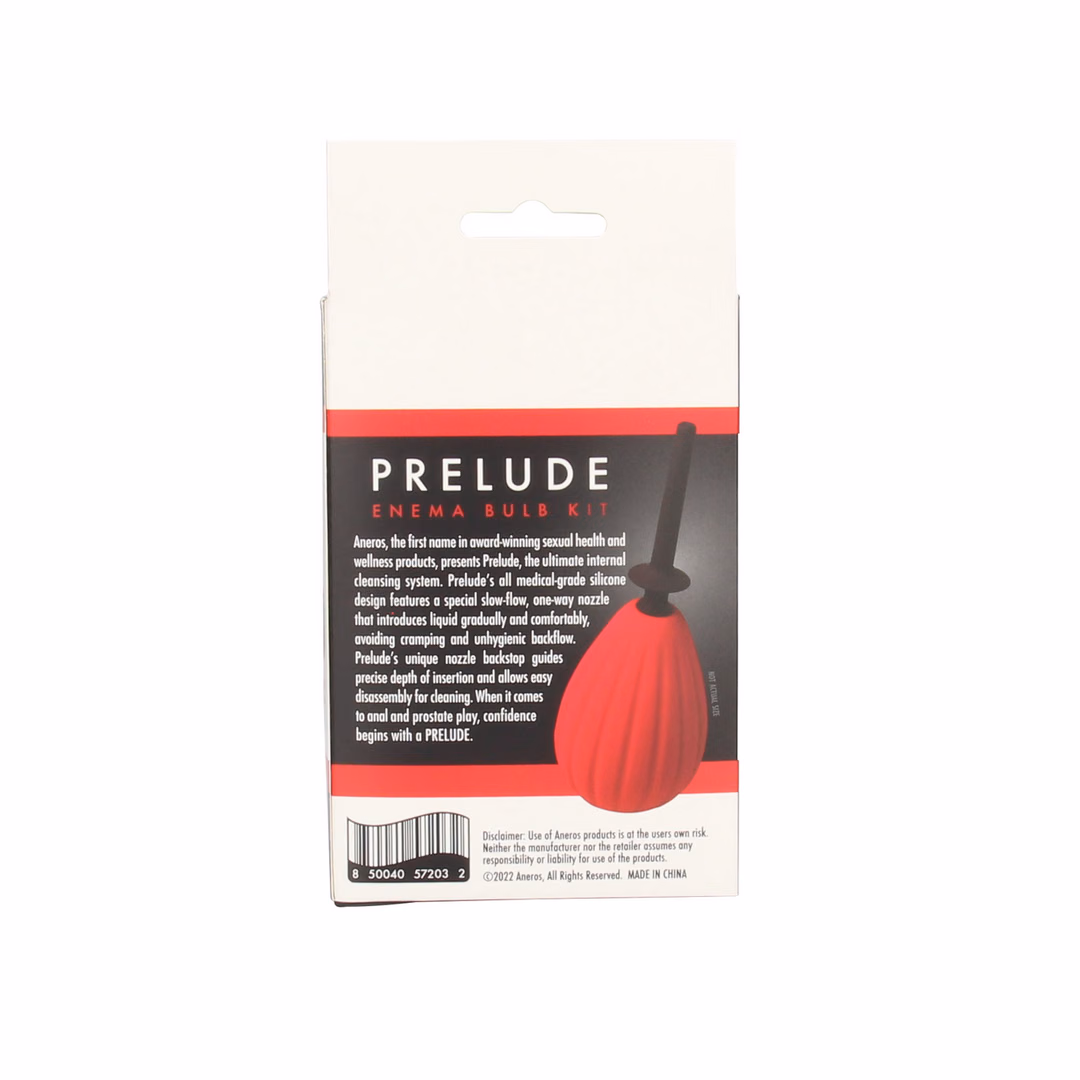 Prelude Enema Bulb Kit - Red - 4