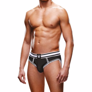Open Brief - M - Black/White
