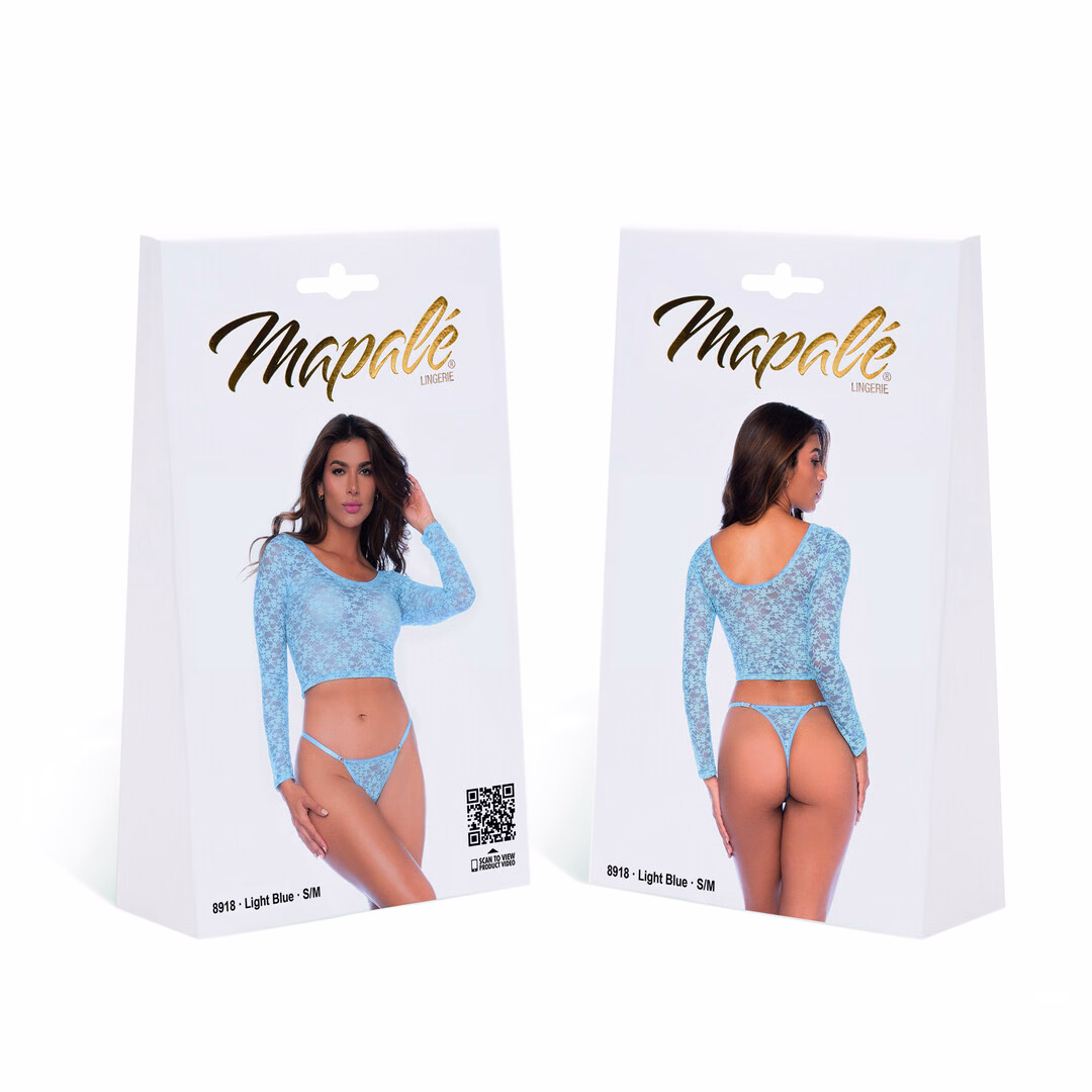 Two Piece Set - S/M - Light Blue - 2