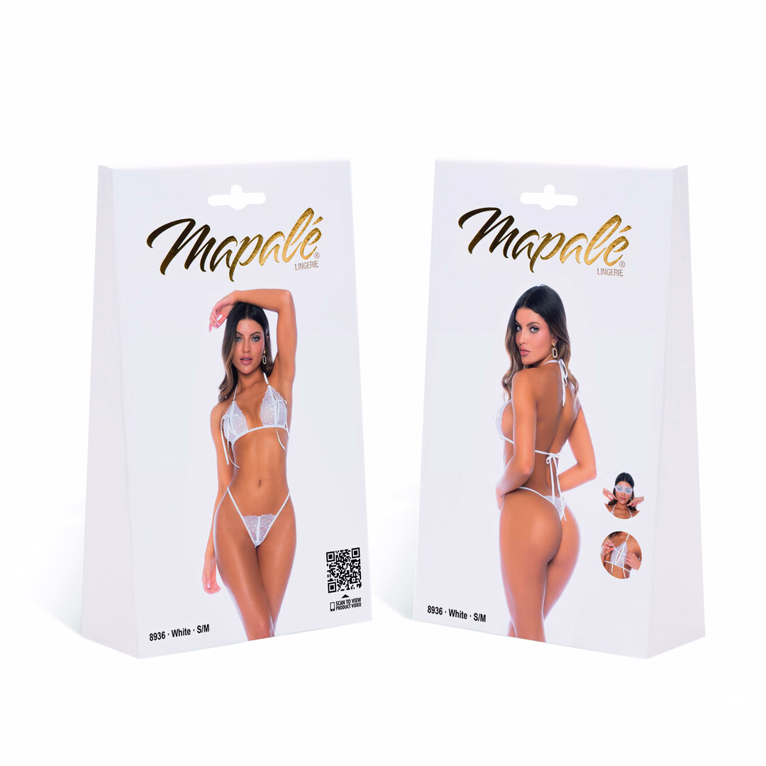 Three Piece Set – S/M – White – 2 Three Piece Set - S/M - White - 2